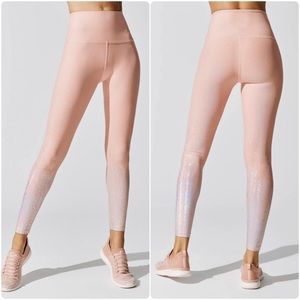 Like new BEYOND YOGA Alloy Coral High Waisted Midi Legging S